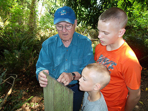 On the Trail at Blake Island