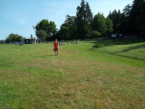 Playfield on Blake Island