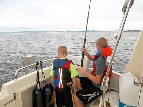 Fishing on the Way to Poulsbo