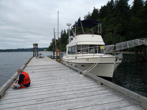On the Dock at Illahee