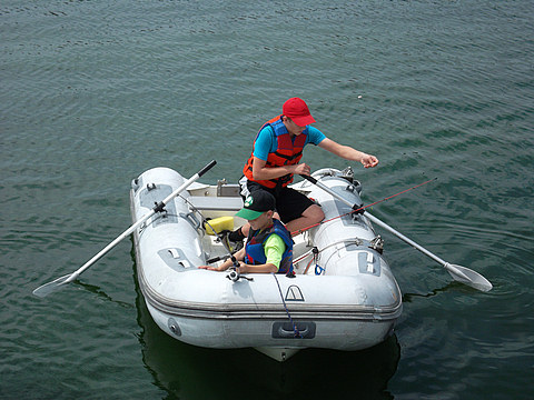 Fishing from Dinghy