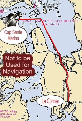 Anacortes to La Conner, 9.6 nm, 1:22
