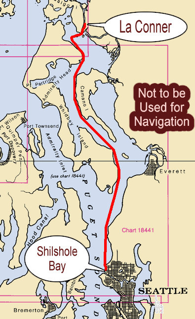 La Conner to Shilshole Bay, 49.6 nm, 7:05